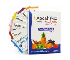 Cialis v gelové formě Apcalis SX Oral Jelly 20mg